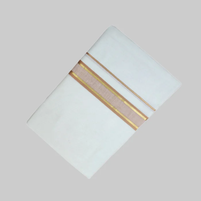 Dhoti Brown with Kasavu