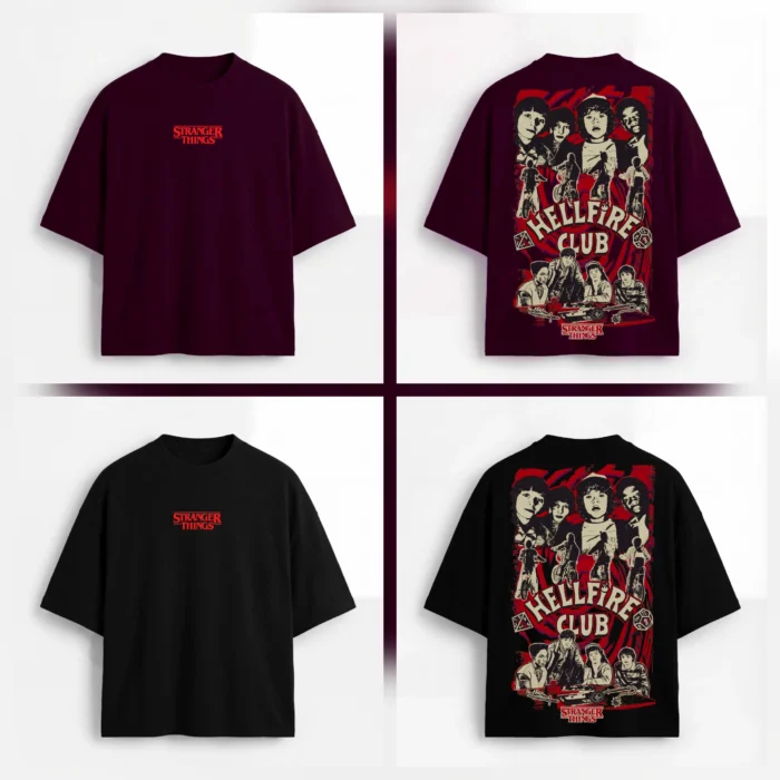T Shirt Over size-Stranger Things