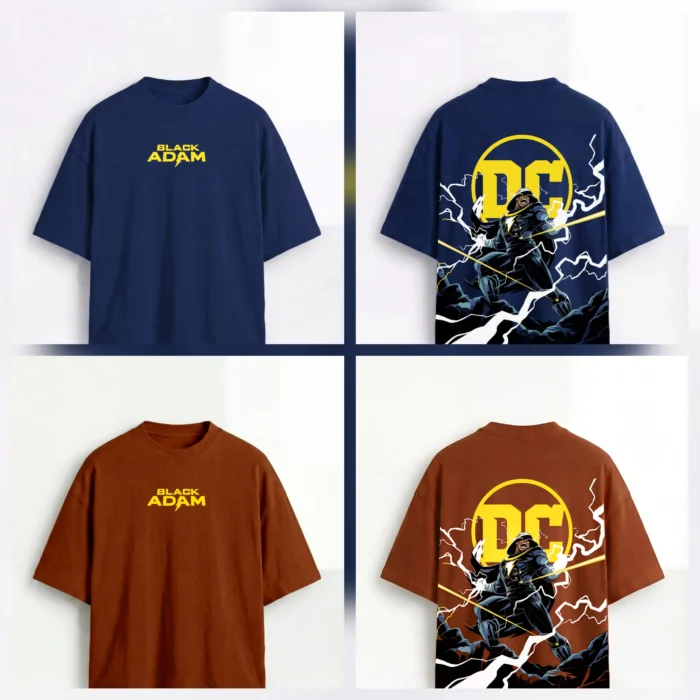 T Shirt Over size - Black Adam